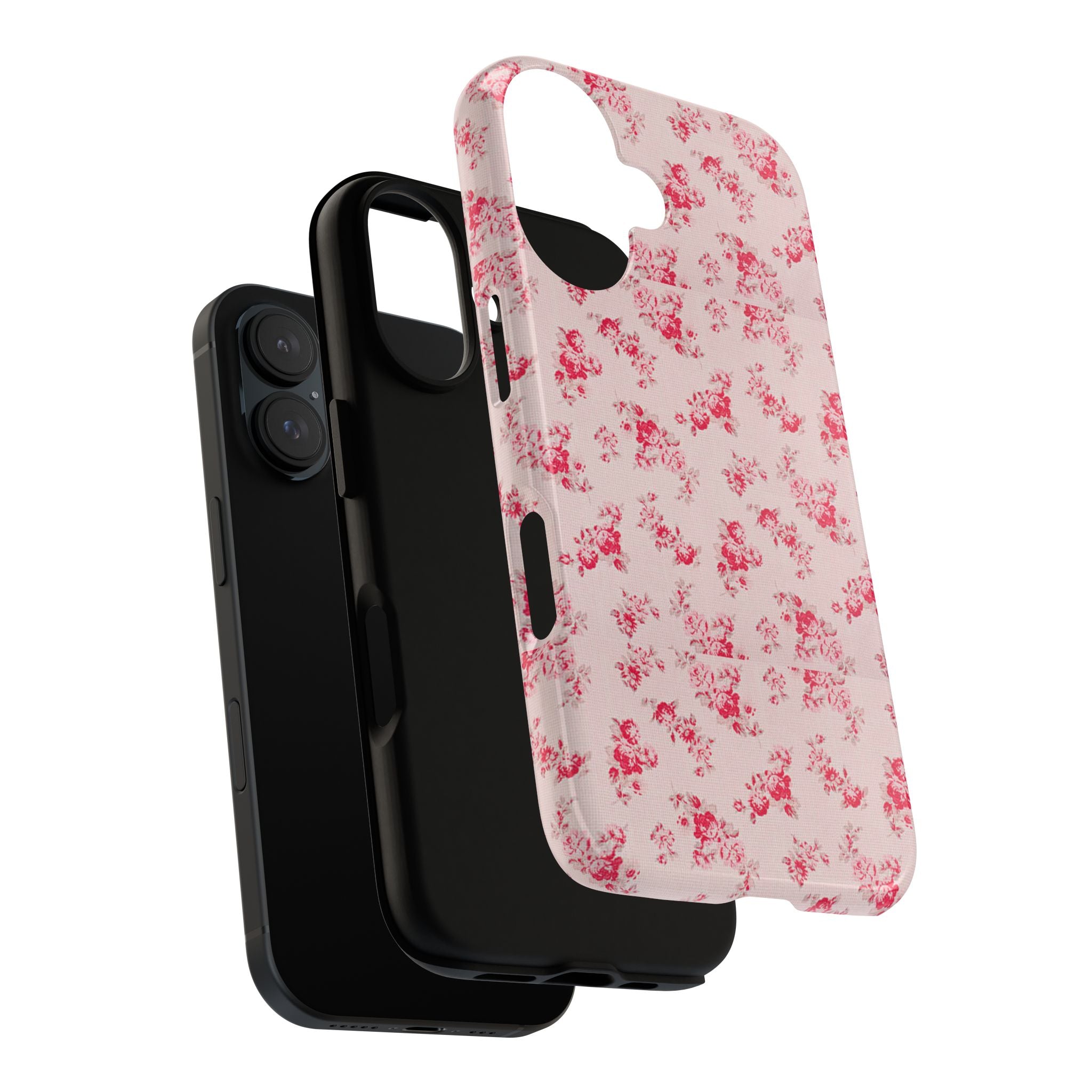 Vintage Floral Pattern Phone Case | Shabby Chic Rose Damask