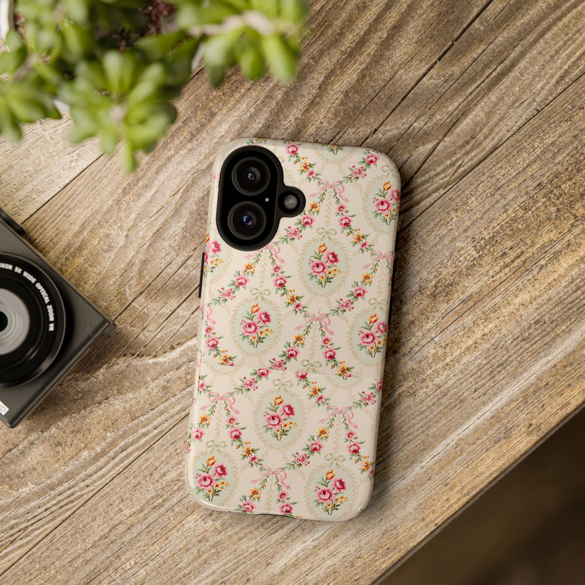 Vintage Floral Medallion phone case | Tough Cases