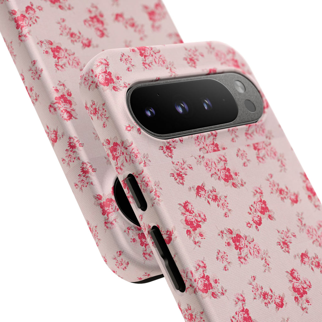 Vintage Floral Pattern Phone Case | Shabby Chic Rose Damask