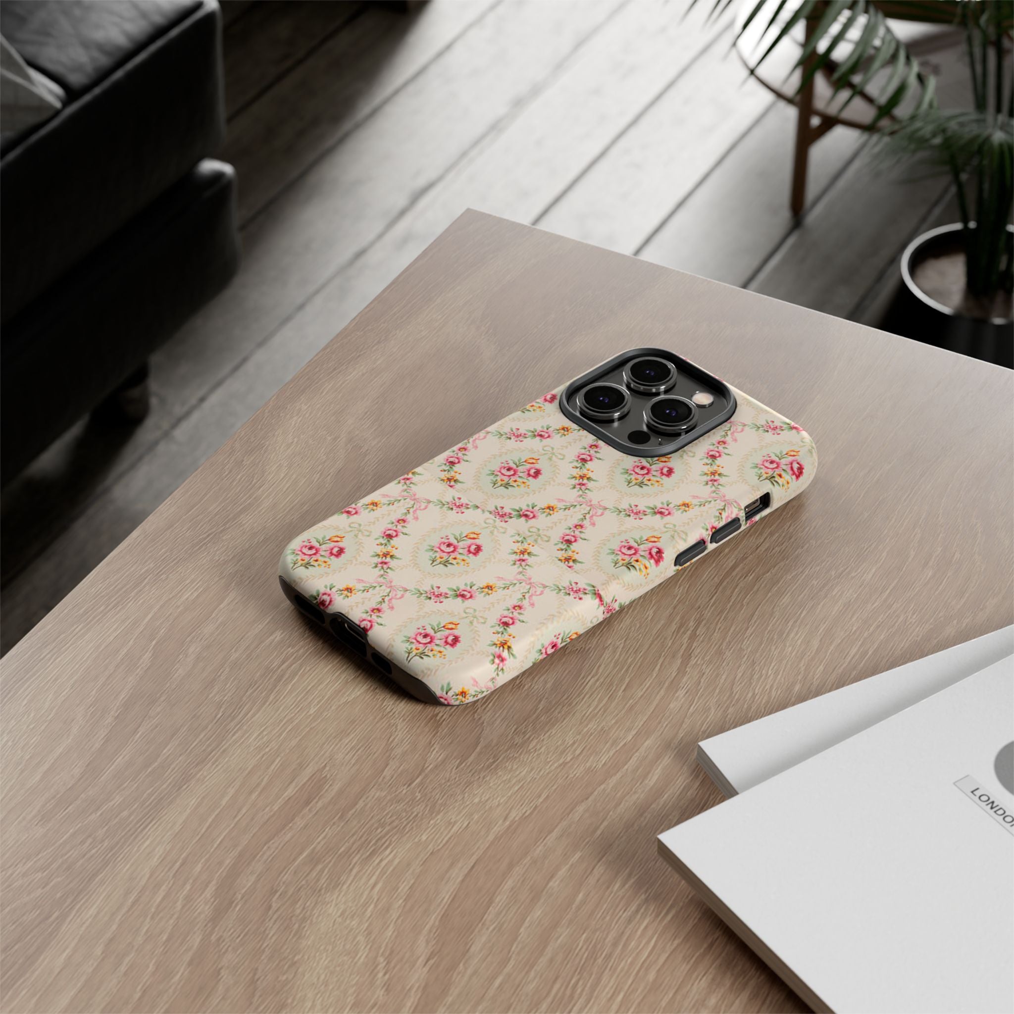 Vintage Floral Medallion phone case | Tough Cases