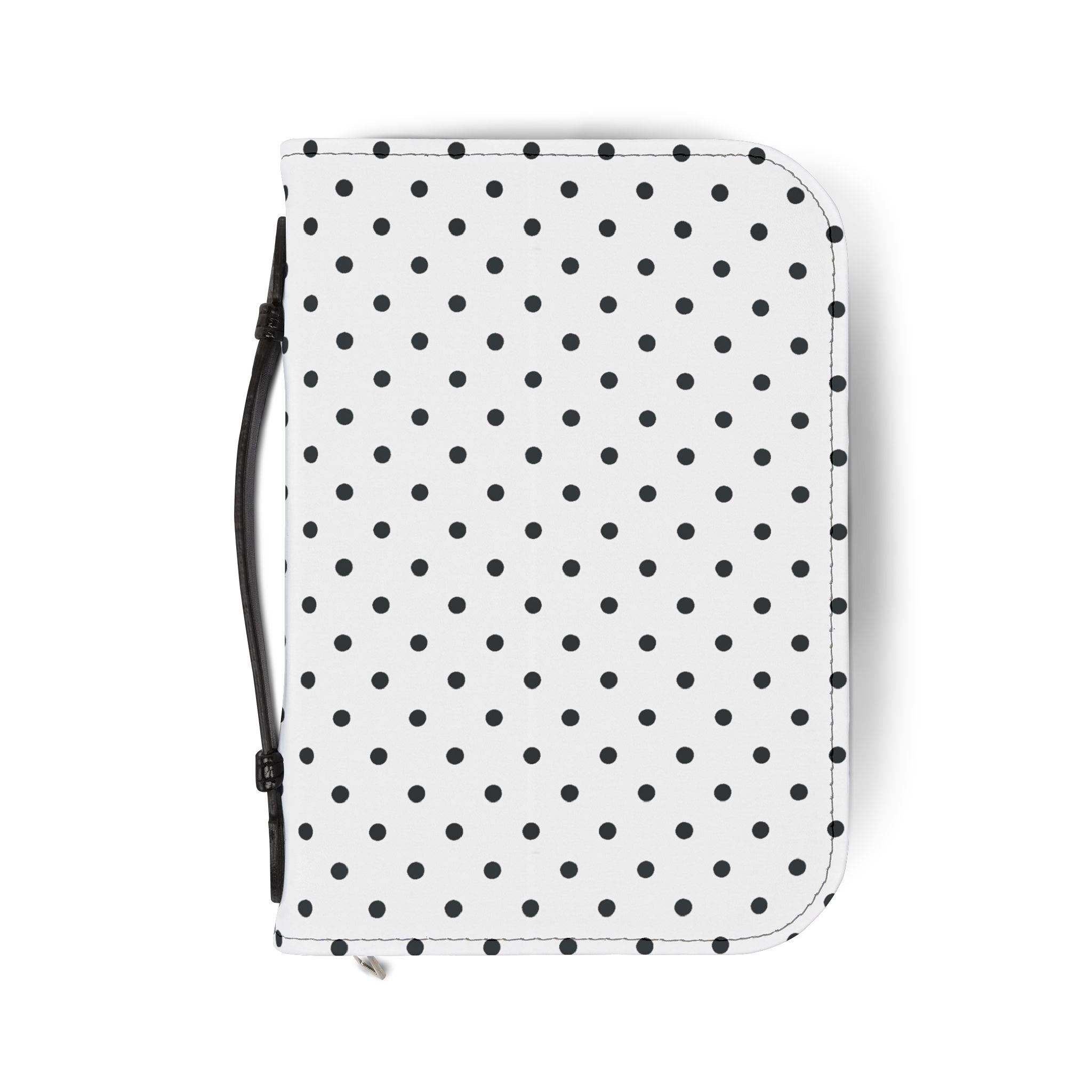 Polka Dot Bible Cover — Zippered Scripture Organizer