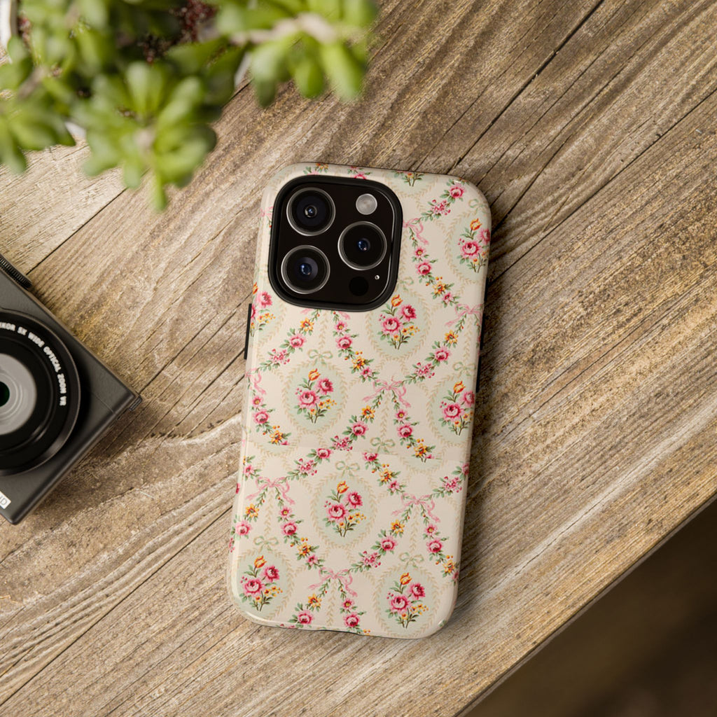 Vintage Floral Medallion phone case | Tough Cases