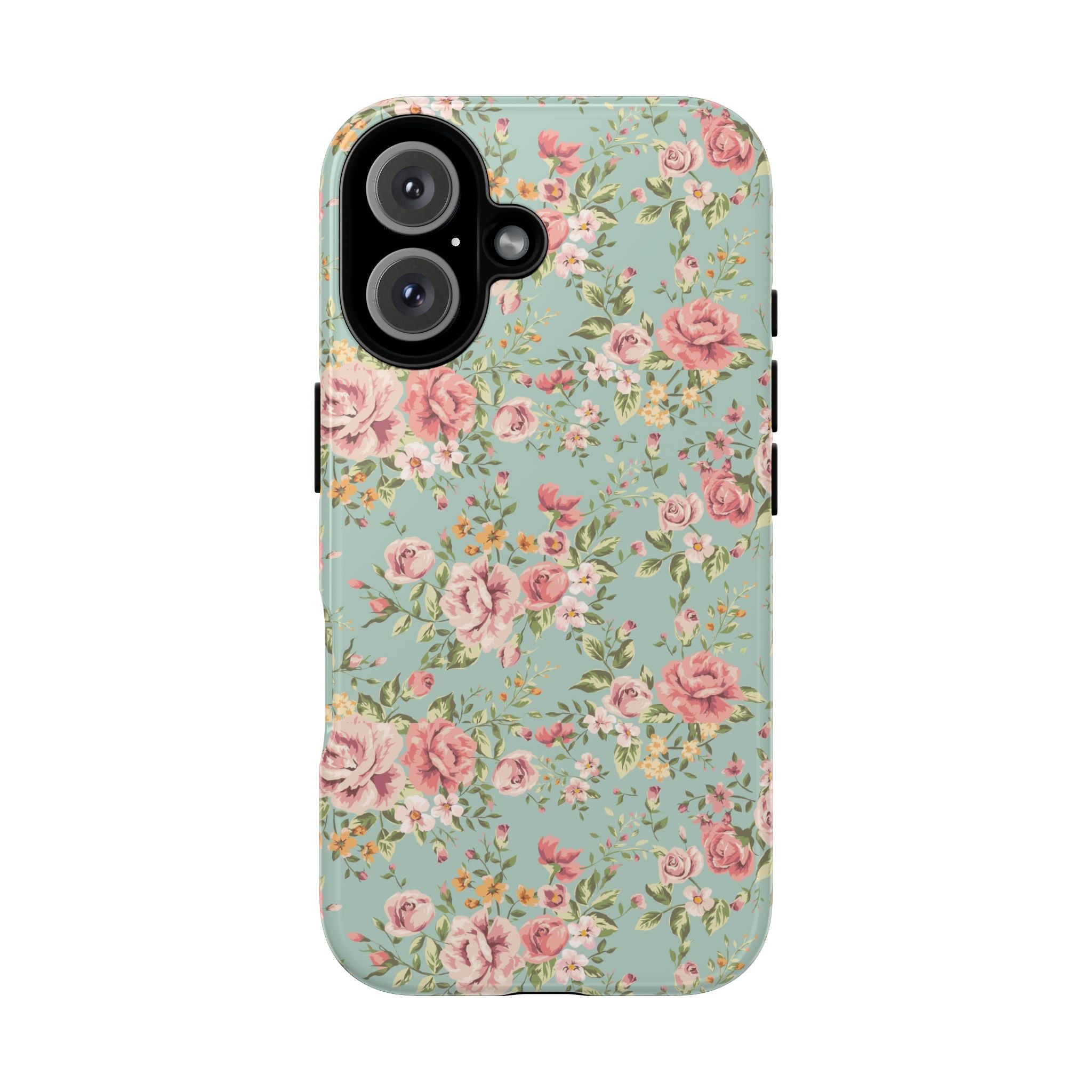 Vintage Pink Rose Floral Phone Case | Tough Case